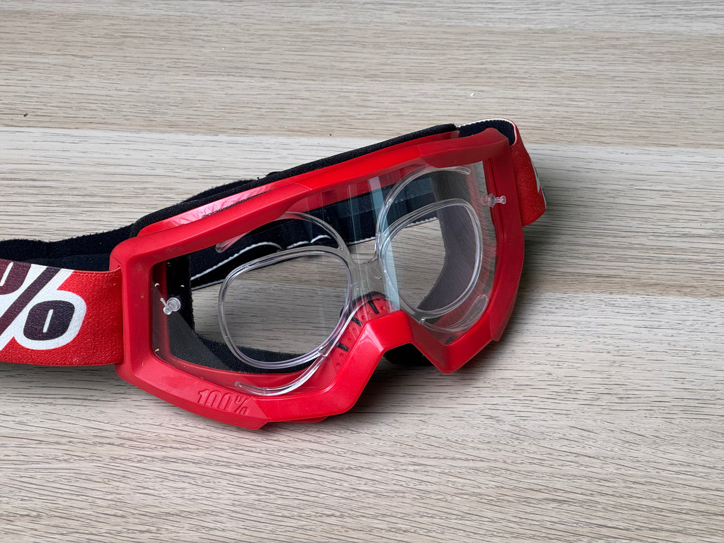 Prescription Clip for Goggles With Lens