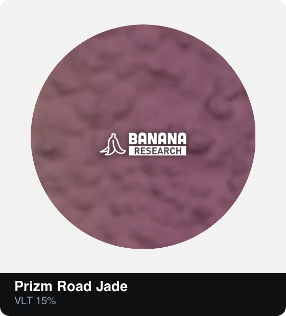 Prizm Road Jade, through-lens view