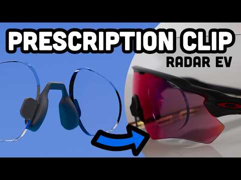 Oakley Radar EV Insert / Clip With Prescription Lens video