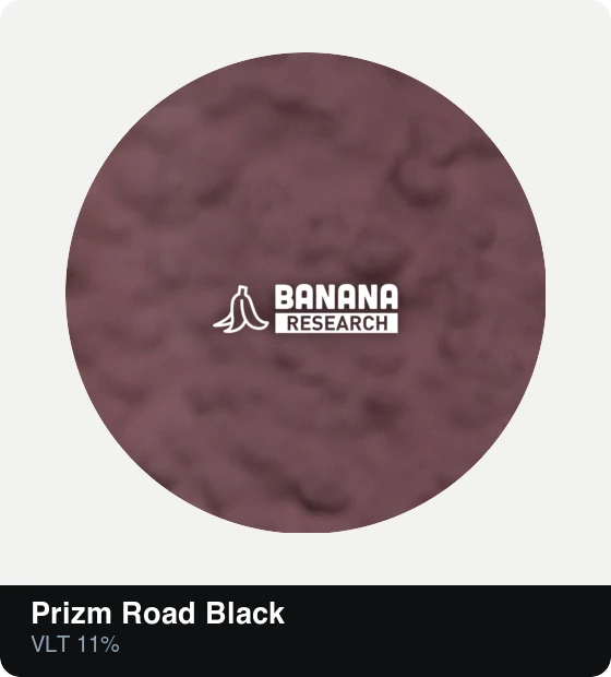 Prizm Road Black, through-lens view