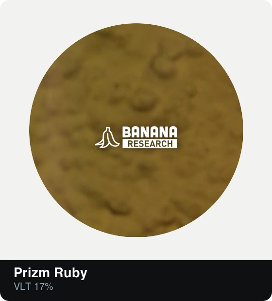 Prizm Ruby, through-lens view