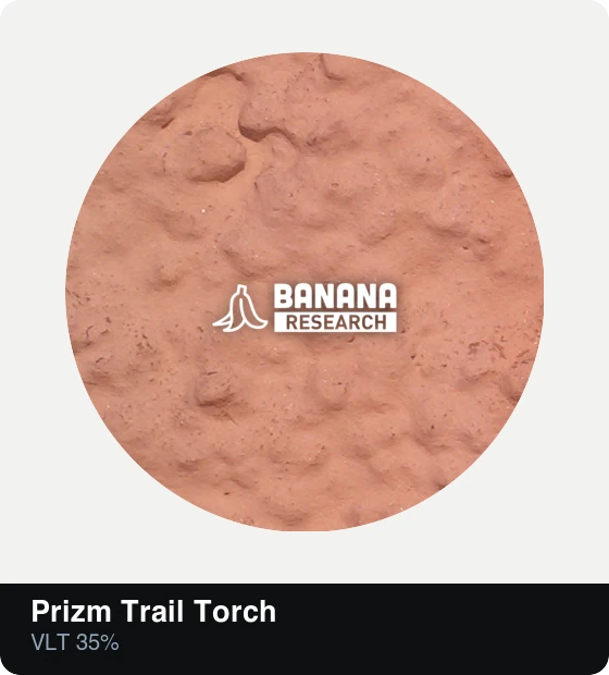 Prizm Trail Torch, through-lens view
